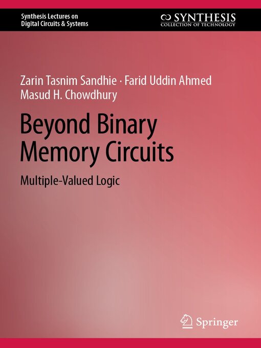 Title details for Beyond Binary Memory Circuits by Zarin Tasnim Sandhie - Available